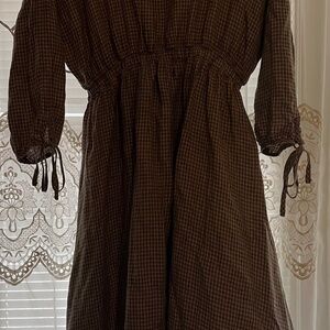 Gillian Stevens linen-cotton dress size 4